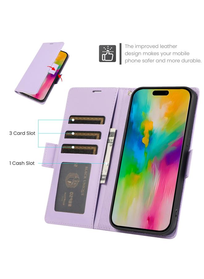 اس-توب جراب هاتف جلدي مضاد للسرقة مزود بإبزيم جانبي RFID لهاتف iPhone 12 Pro Max - Image 5