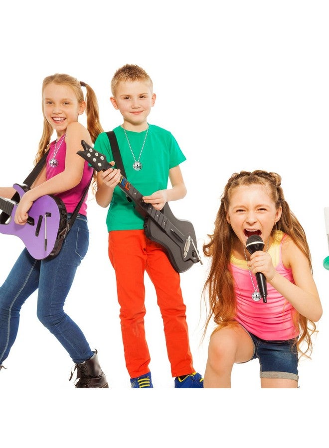 سوريو 20 جهاز كمبيوتر شخصى مرآة ديسكو الكرة القلائد 70S ديسكو حزب القلائد البسيطة ديسكو الكرة قلادة الفضة ديسكو قلادة 70S مجوهرات ديسكو حزب صالح الديكور زي الملحقات لمستلزمات الرقص (1.18 بوصة) - Image 5