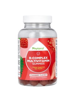 Phytoral Phytoral, B-Complex Multivitamin Gummies, Strawberry , 60 Gummies  - Image 1