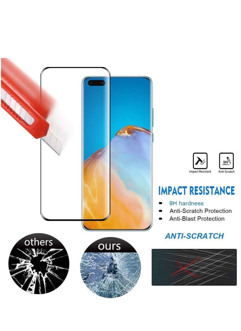 HuHa - Huawei P 30 PRO UV Tempered Glass Screen Protector HD Full Coverage 3D Premium with 9H Hardness, Edge to Edge Protection [Scratch Resist] [Anti-Fingerprint] - Image 1