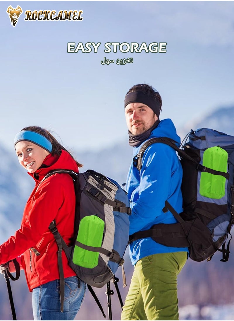 ROCKCAMEL Outdoor Inflatable Mattress Sleeping Pad With Storage Bag, Portable Inflatable Camping Sleeping Pad With Air Pump, For Camping And Hiking Equipment 190*68cm  - Image 5