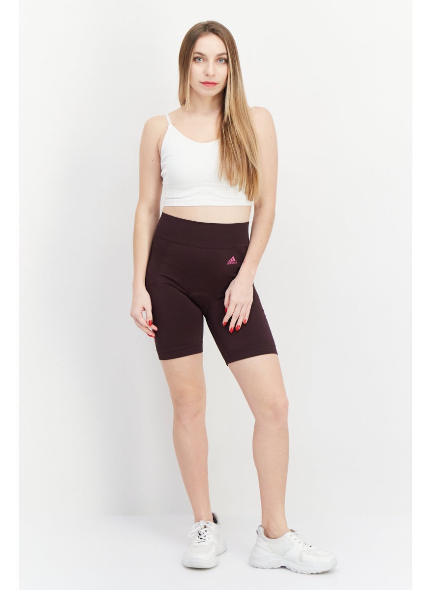 Adidas Women Sportswear Fit Cycling Short, Dark Purple  - Image 2