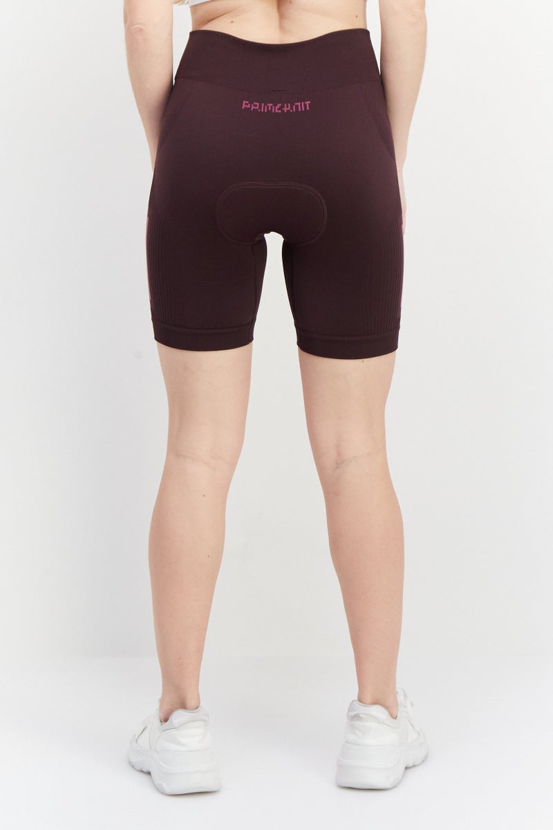 Adidas Women Sportswear Fit Cycling Shorts, Dark Purple - Image 4