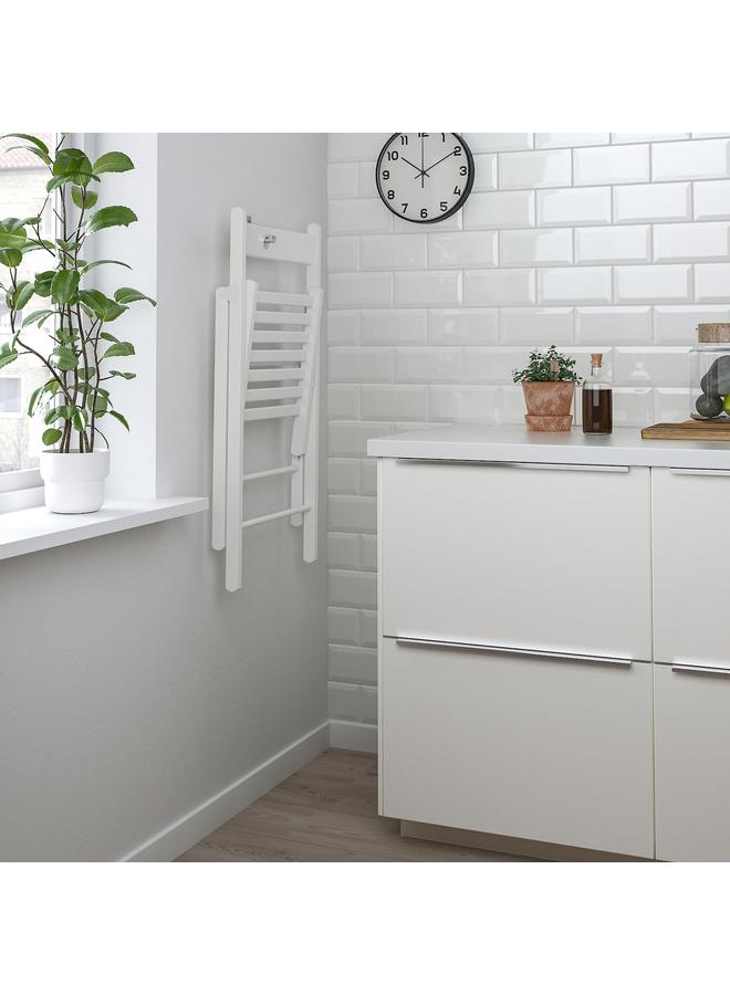 زبون كرسي قابل للطي، أبيض - Image 2