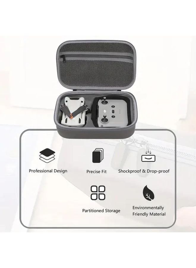 DJI Mini 4 Pro Hard Shell Case Gray Compatible with Mini 3 3 Pro Drone RC 2 RC N2 - Image 5