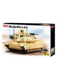 سلوبان Mmx Sluban نموذج الطوب - M1A2 سيب V2 أبرامز دبابة قتال رئيسية 781 قطعة 