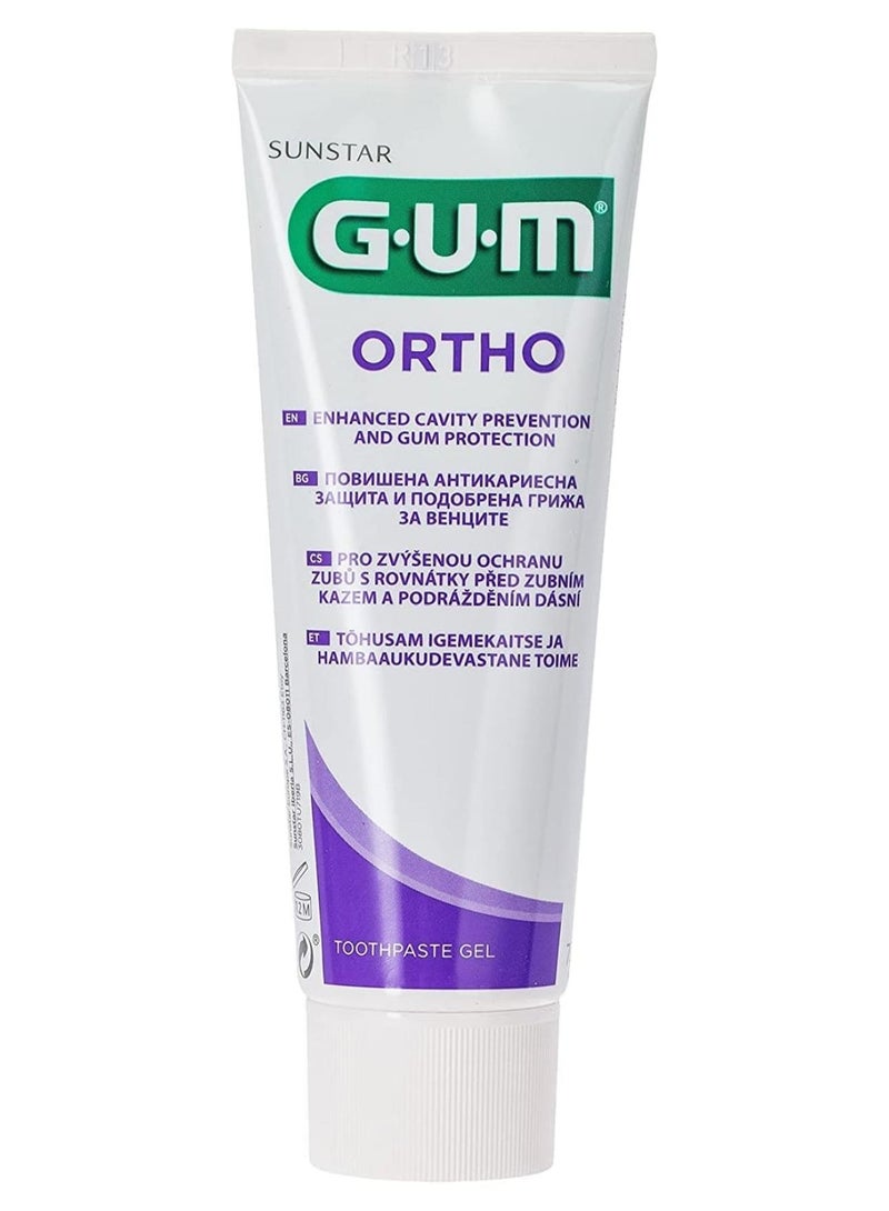 جم Gum Ortho Toothpaste Gel - Plaque Removal - 75Ml - Image 1
