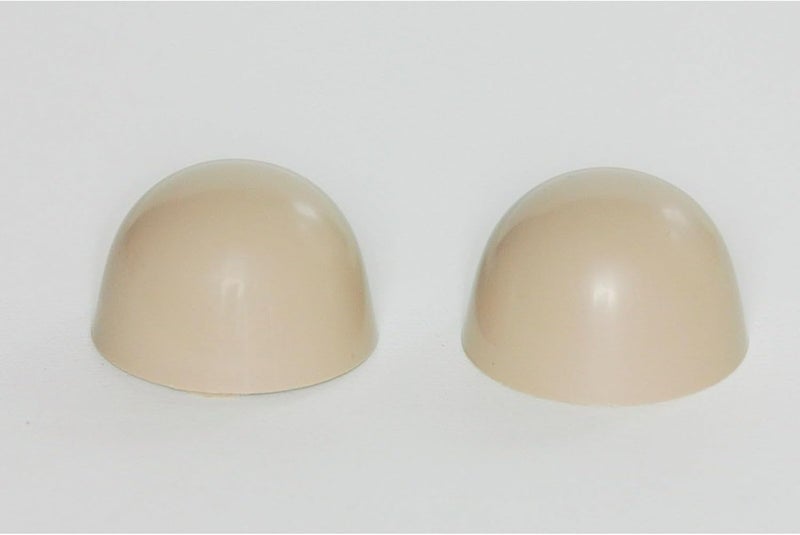 Plastic Toilet Bolt Caps to Match Kohler Mexican Sand, Replacement for 1013092-33, Set of 2