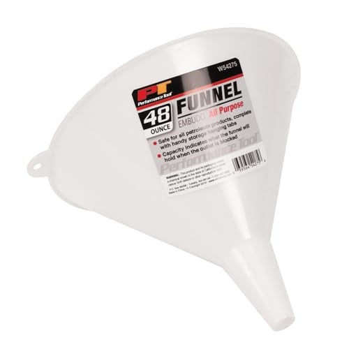 Performance Tool W54275 Plastic Funnel, 48 oz - Image 1