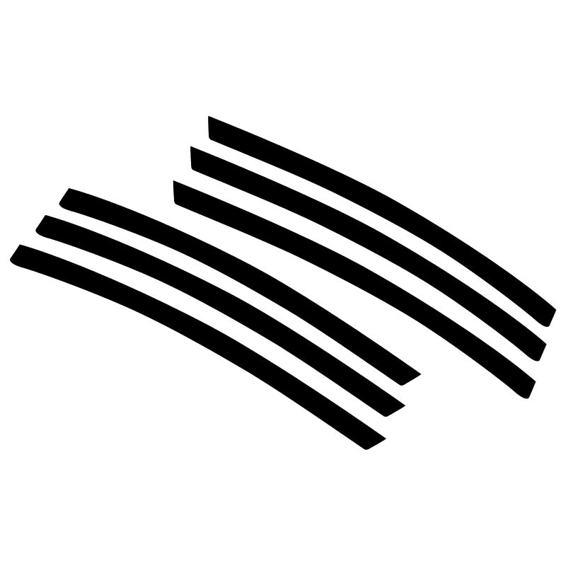 x xotic tech Compatible with Chevy Camaro L&R Side Vent Insert Black Stripe Decal Inlay Sticker 2010-2021 - Image 3