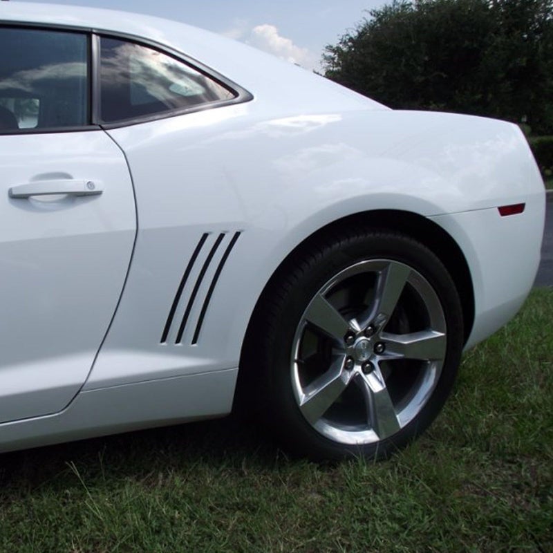 x xotic tech Compatible with Chevy Camaro L&R Side Vent Insert Black Stripe Decal Inlay Sticker 2010-2021 - Image 5