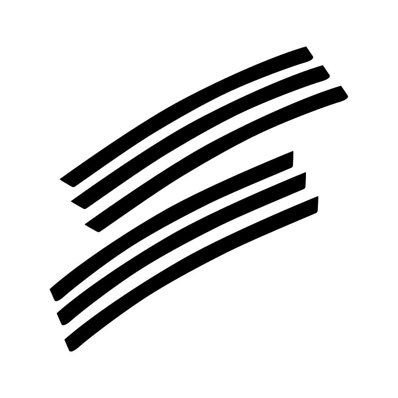 x xotic tech Compatible with Chevy Camaro L&R Side Vent Insert Black Stripe Decal Inlay Sticker 2010-2021 - Image 4