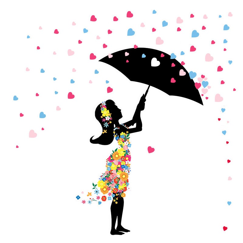 DEKOSH Baby Girl Nursery Decor  Peel  Stick Decorative Wall Decals for Teen Girl Bedroom