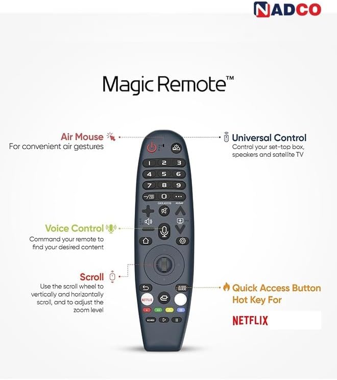 نادكو 50 بوصة - تلفاز مسطح ذكي - WebOS - 4K فائقة الدقة - NC-50T4K - Image 2