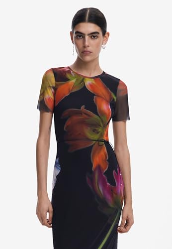 Desigual Women's Tulle Flower Dress - Image 4