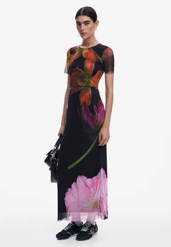Desigual Women's Tulle Flower Dress - Image 3