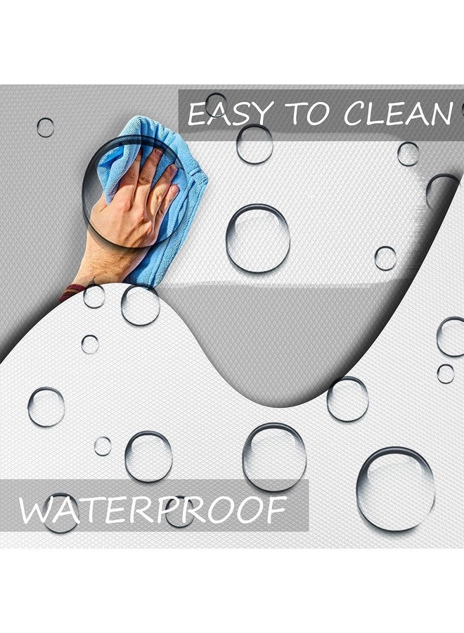 ElastPro حصيرة / ورقة مضادة للانزلاق من إيثيلين فينيل أسيتات (45 سم × 20 م) بيضاء مثلجة من إلسات برو، قابلة للغسل، مناسبة للطعام، لثلاجة، بطانة رف صلبة، طاولة، درج مطبخ (نقشة ماسية، بيضاء مثلجة) - Image 5