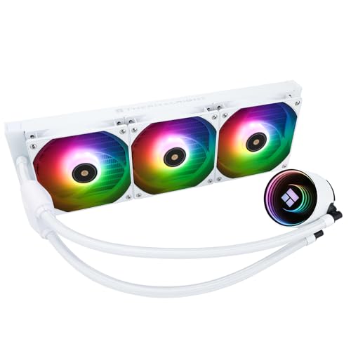 Thermalright Frozen Notte 360 White ARGB V2 Water Cooling CPU Cooler, 360 CPU Cooler Specifications, 3×120mm PWM Fans, S-FDB Bearings, Suitable for AMD/AM4, Intel LGA 1700/1150/1151/1200/2011/2066 - Image 1