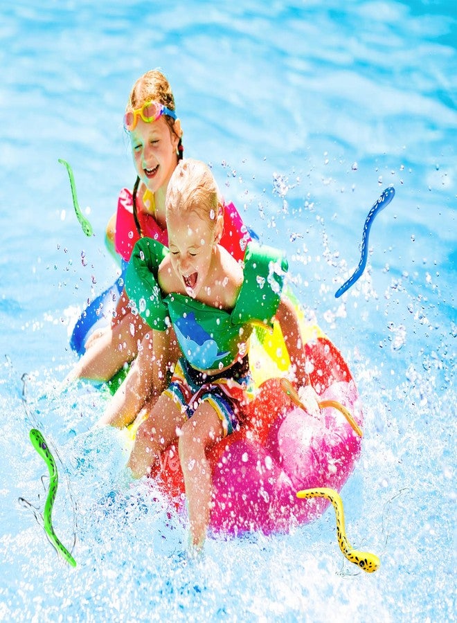 Adecortalk 8 Pcs Dive Pool Toys for Kids, Summer Unterwater Snake Toys Fun Pool Games for Toddlers Boys Girls Teens Swim Party Favors - Image 5