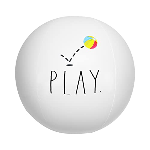 Coconut Float Rae Dunn x Large 27 Inch Inflatable Beach Ball - Play Theme - Great for Summer Parties & Swim Events (Play.) - Image 2