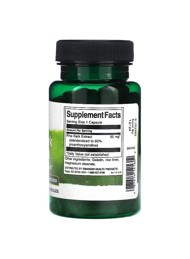 Swanson, Pine Bark Extract, 50 mg , 100 Capsules - Image 2