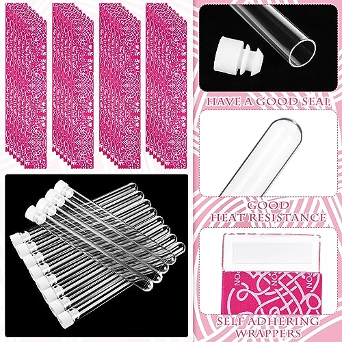 Copkim 38 Pcs Tampon Flask Set Included Tube Flasks Containers for Women Tampon Reusable Wrappers Funnels(Stylish Style) - Image 5