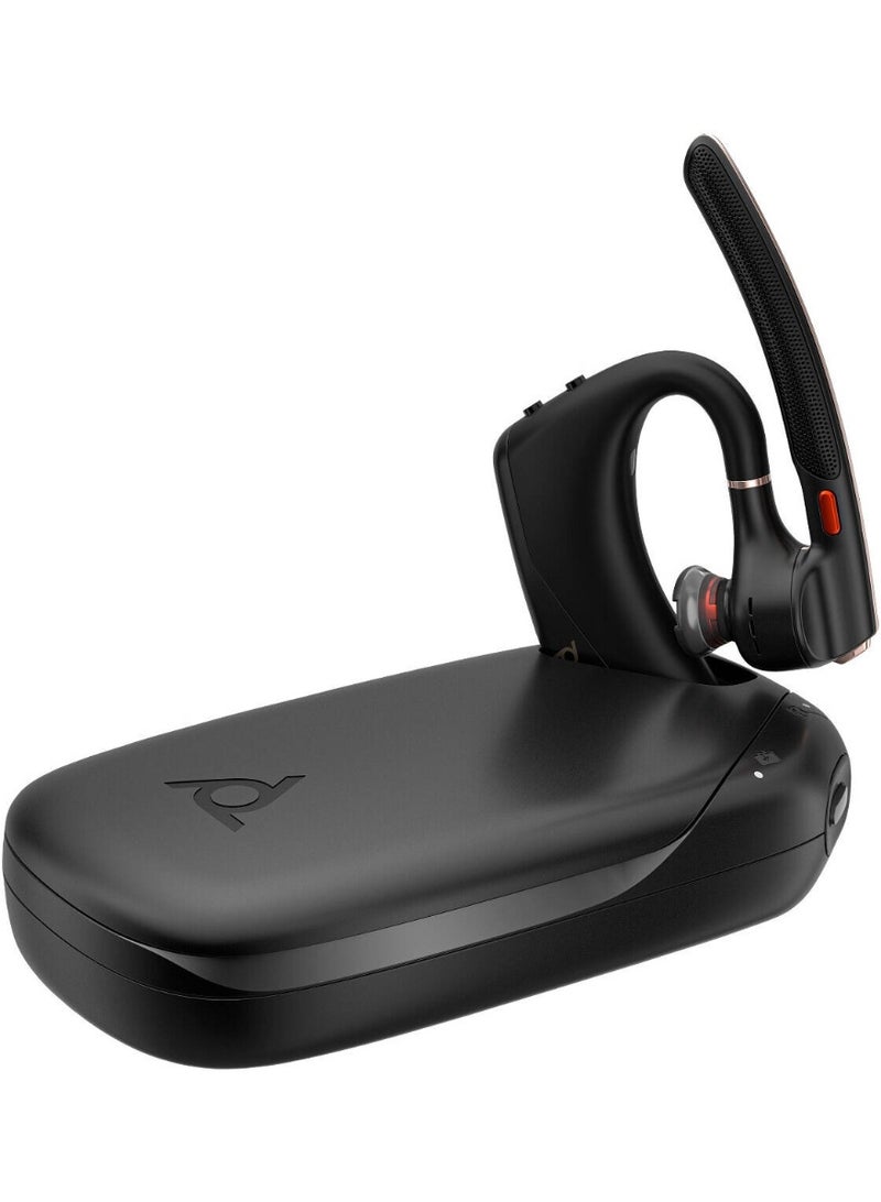 Poly Voyager Legend 50-M UC Mono Bluetooth Headset, 4-Mic Array, NoiseBlockAI & WindSmart Noise Cancellation, 3 Ear Tips, Charging Case, BT700 Adapter & USB-C Included, Wireless for PC & Mobile, Up to 10-Hour Talk Time, All-Day Comfort | AJ8V4AA - Image 1