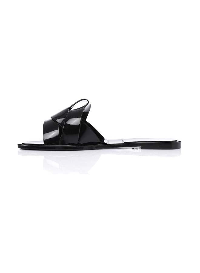 DejaVu Open Teo Cap Plastic Black Slipper  - Image 3