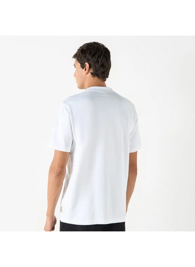 Kappa Kappa Logo Print T-shirt with Short Sleeves