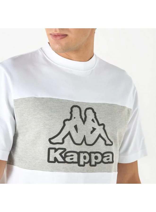 Kappa Kappa Logo Print T-shirt with Short Sleeves