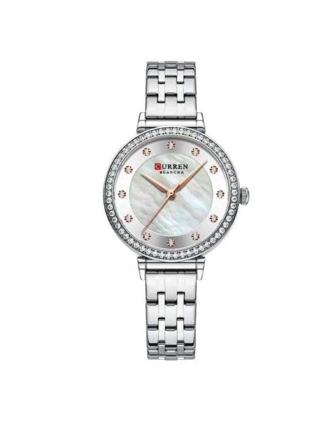 CURREN CURREN Fashion Women Watch Top Brand Luxury Lady Girl Wristwatch SILVER Stainless Steel Bracelet Classic Female Clock 9087 - Image 4