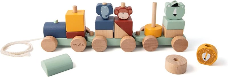 Trixie Baby Wooden Animals Train Toy - Image 2