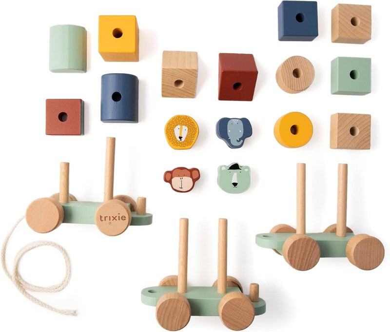 Trixie Baby Wooden Animals Train Toy - Image 3