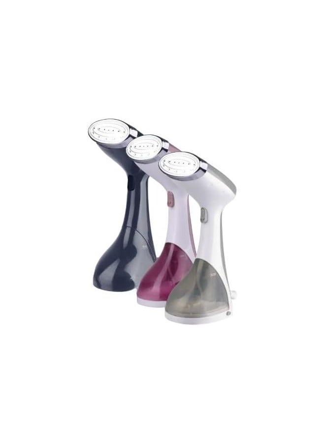 REBENUO Handheld Steam Iron 1400W 220ml Steam Iron Clothes Steamer Wrinkle Remover Short Heating Time 15s - Rose - ON0001. - Image 4