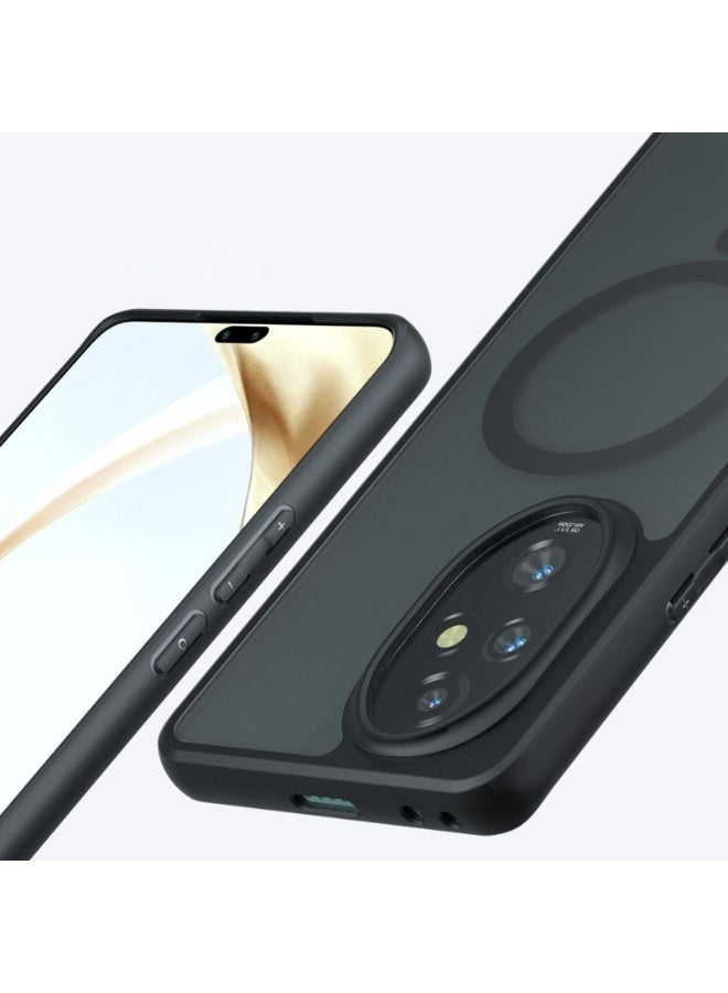 General Case for Honor 400 Pro 5G, Magnetic Mobile Phone Case, Supports Car Mount and Wireless Charging, Anti-Fingerprint Matte Case  - Image 4