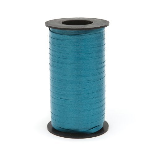 Berwick 1 33 Splendorette Crimped Curling Ribbon, 3/16-Inch Wide by 500-Yard Spool, Teal - Image 1