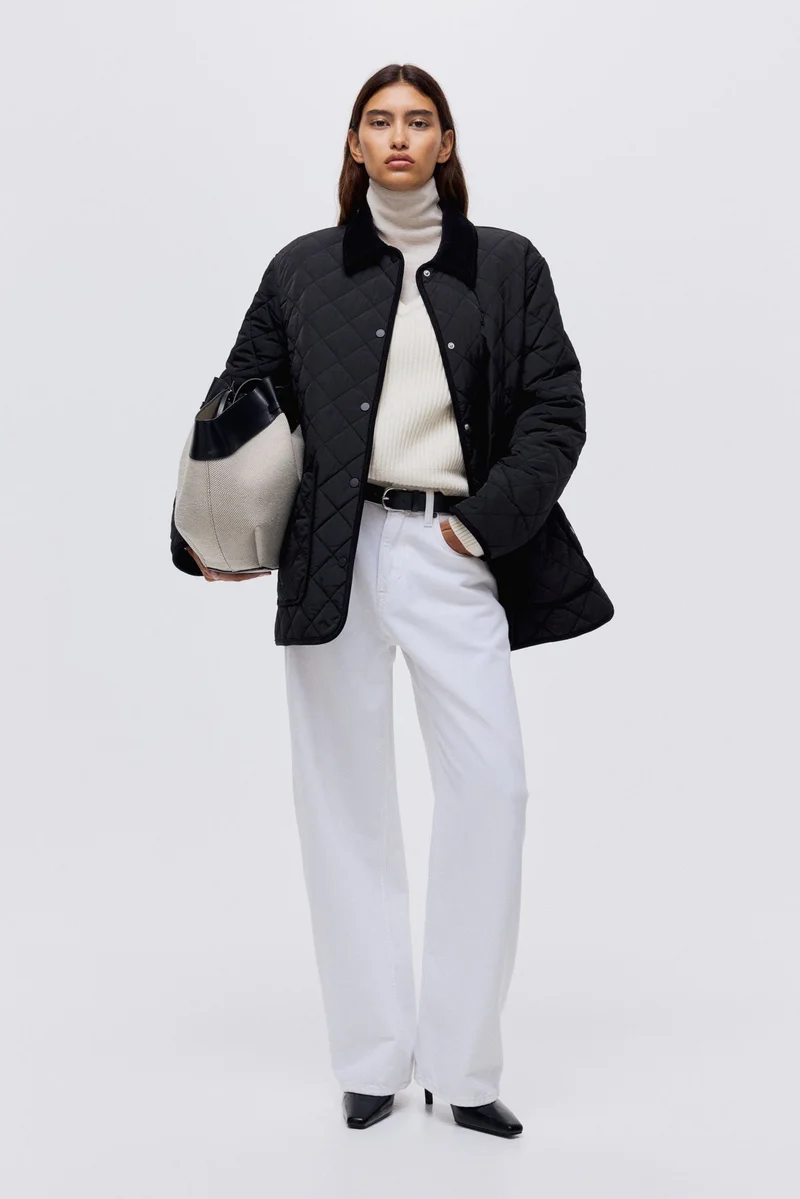 اتش اند ام جاكيت بتصميم محشو