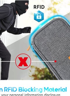 Generic Durable Travel Document Holder Black  - Image 2