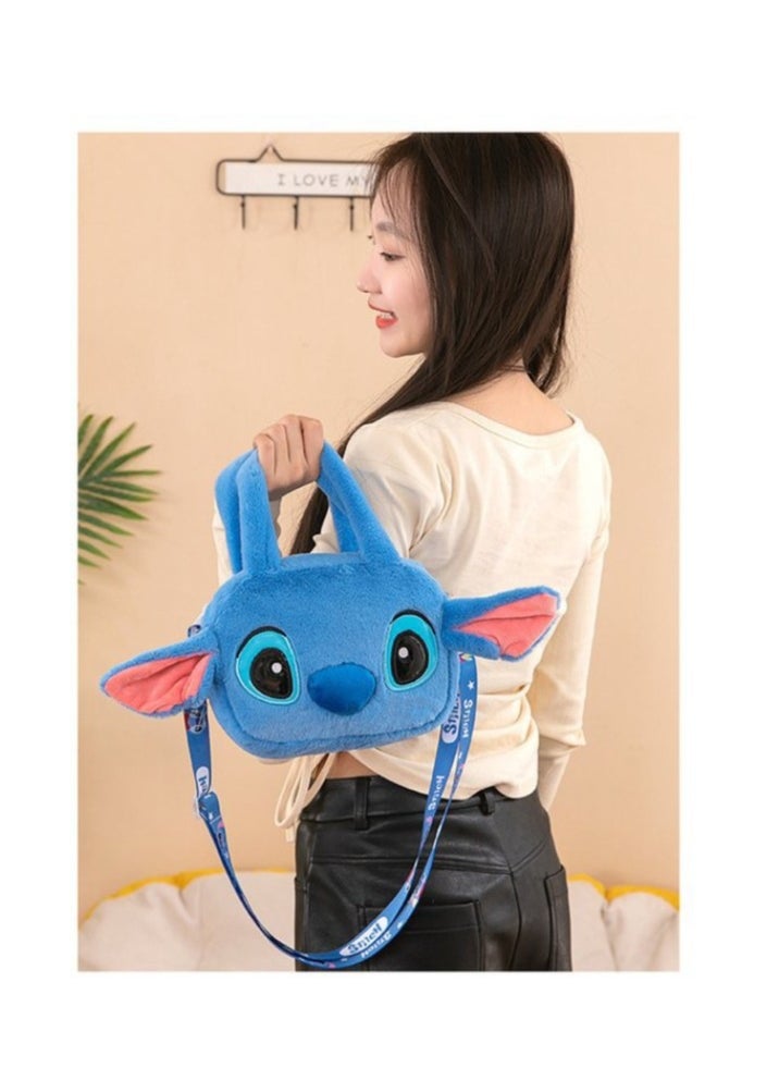 STITCH Stitch Plush Crossbody Bag with Adjustable Shoulder Strap Wallet Purse Shoulder Bag Coin Pouch Accessories for child  - Image 1
