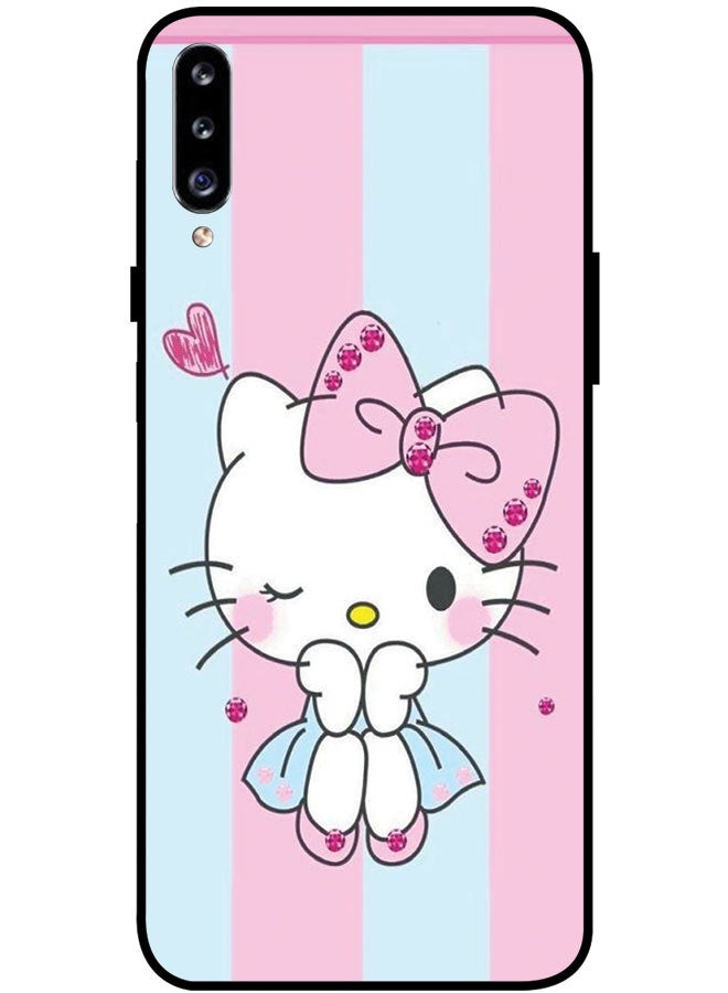 EYE CATCH Protective Case Cover For Samsung Galaxy A20s Smart Series Printed Protective Case Cover for Samsung A20s Kitty Face - Image 1