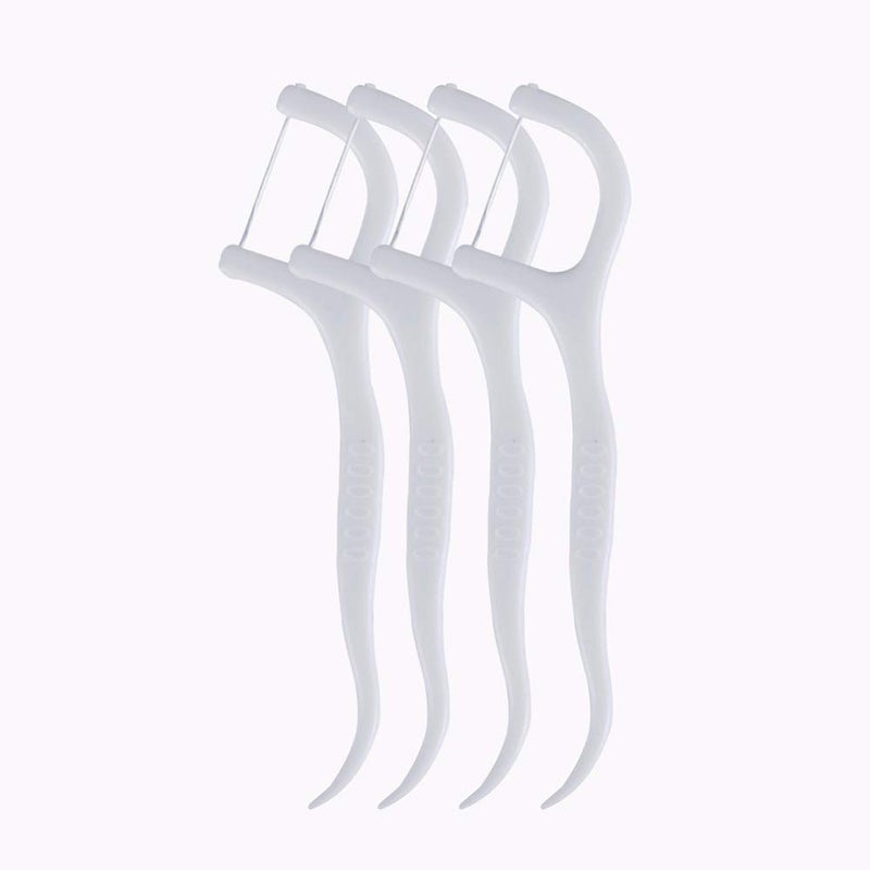 SVShoperzone 3 in 1 Tooth Cleaning Dental Floss Toothpicks Plastic Set for Clean Teeth Fresh Breath and Healthy Gums, Oral Care Floss Toothpick Cleaner With Handle Flosser For Thread Teeth Multi (50) - Image 1