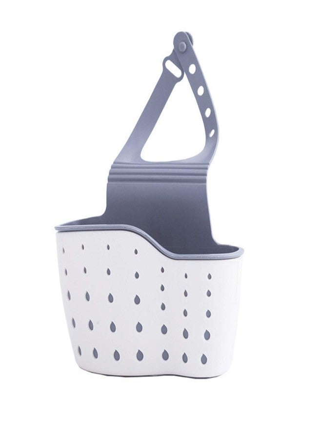 YYaaloa Sink Basket Sink Strainers Basket Kitchen Drain Shelf Sink Storage Holder (Style 2- Beige) - Image 1