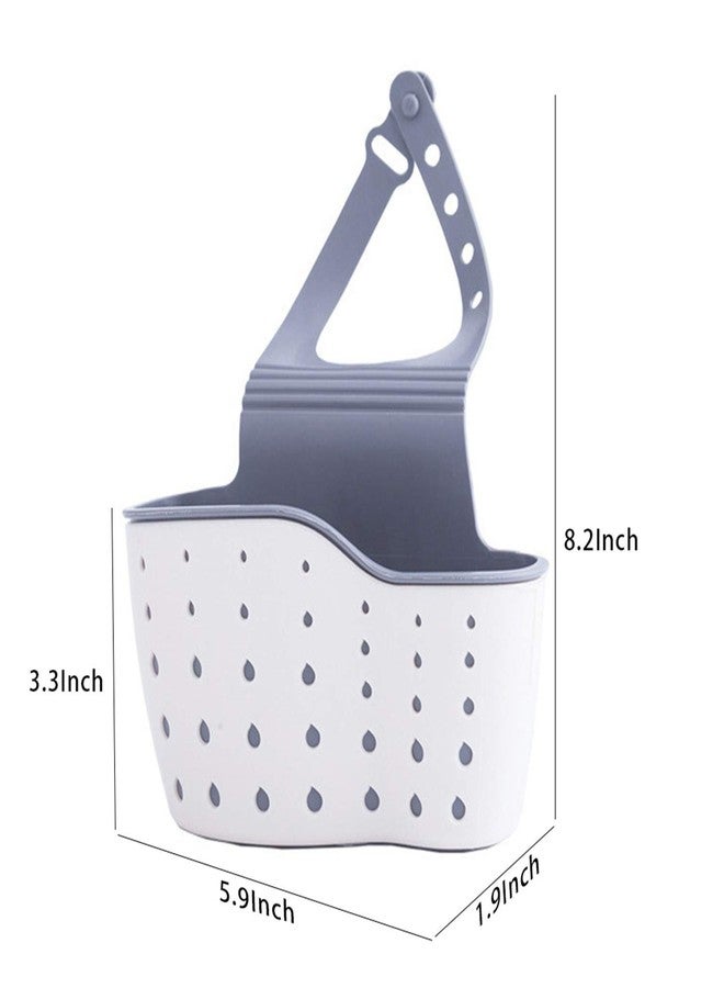 YYaaloa Sink Basket Sink Strainers Basket Kitchen Drain Shelf Sink Storage Holder (Style 2- Beige) - Image 2