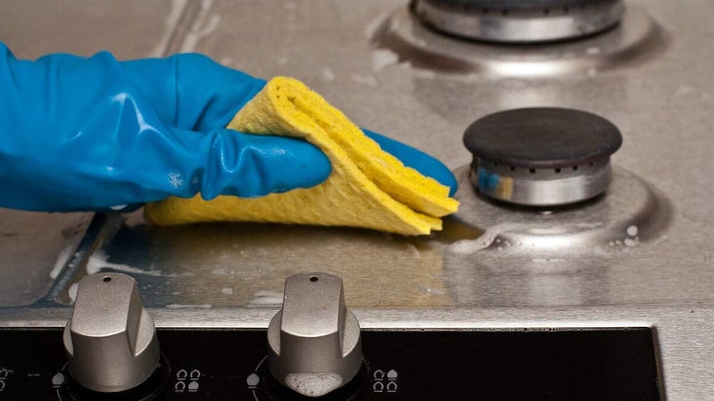 NOHUNT Kitchen Cleaning Cloth Friendly Cellulose Sponge Cloth and Paper Towel Alternative is Washable, Reusable and Biodegradable for Household and Kitchen Cleaning 5 Pieces Pack - Image 3