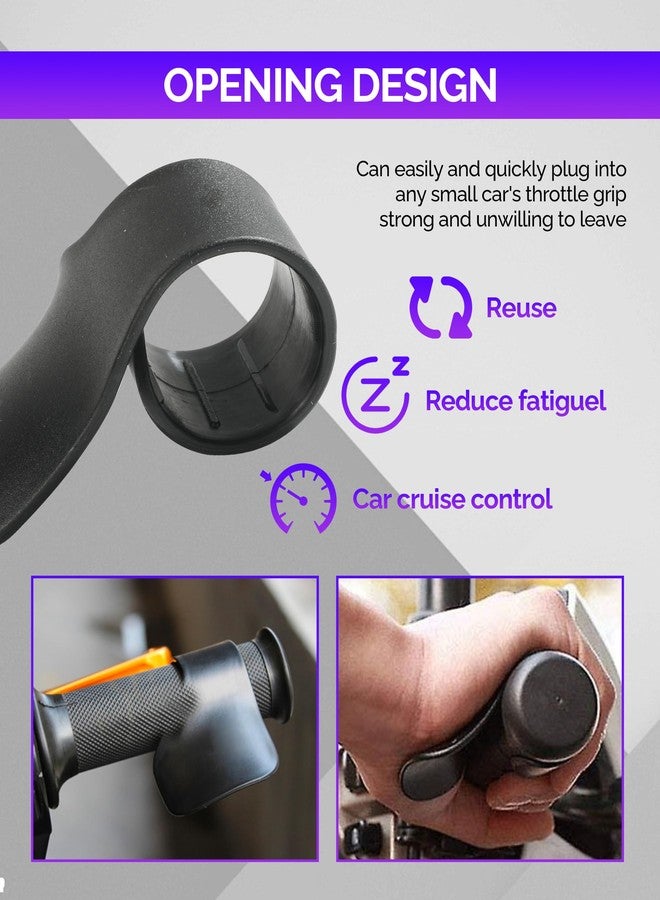 RACOONA Motorcycle Cruise Control,Throttle Assist,Car Accessories Motorcycle Cruise Assist Grips,Handlebar Oil Control Rocker Rest Accelerator Assistant for 7/8" Handle Bar - Image 3