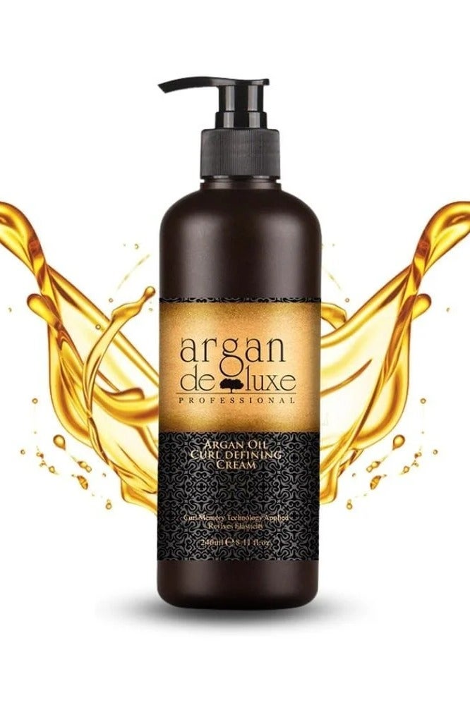 argan de luxe Argan Deluxe Curly Cream 240ml - Image 2