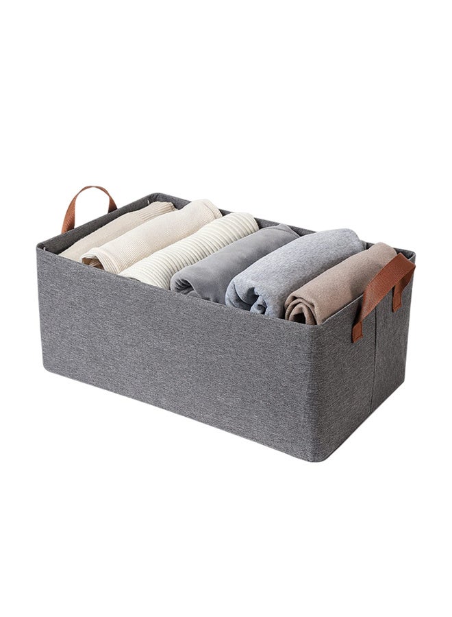 ZERIFAM Foldable Closet Storage Organizer,  4pcs Foldable Storage Baskets, With Reinforced Handles,  Large Storage Bags, For Organizing, Blanket, Bedroom, Closet, Dorm, Sweater, Toys, Clothes, Home, Laundry  - Image 2