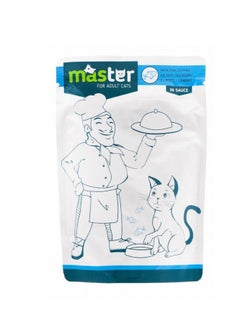 ماستر Complete Wet Food with Fish for Adult Cats 80g 
