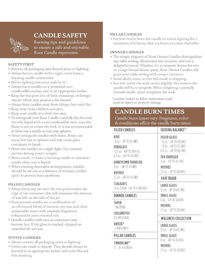 Root Candles Unscented Timberline Collenette 7Inch Dinner Candles 4Count Beeswax - Image 4