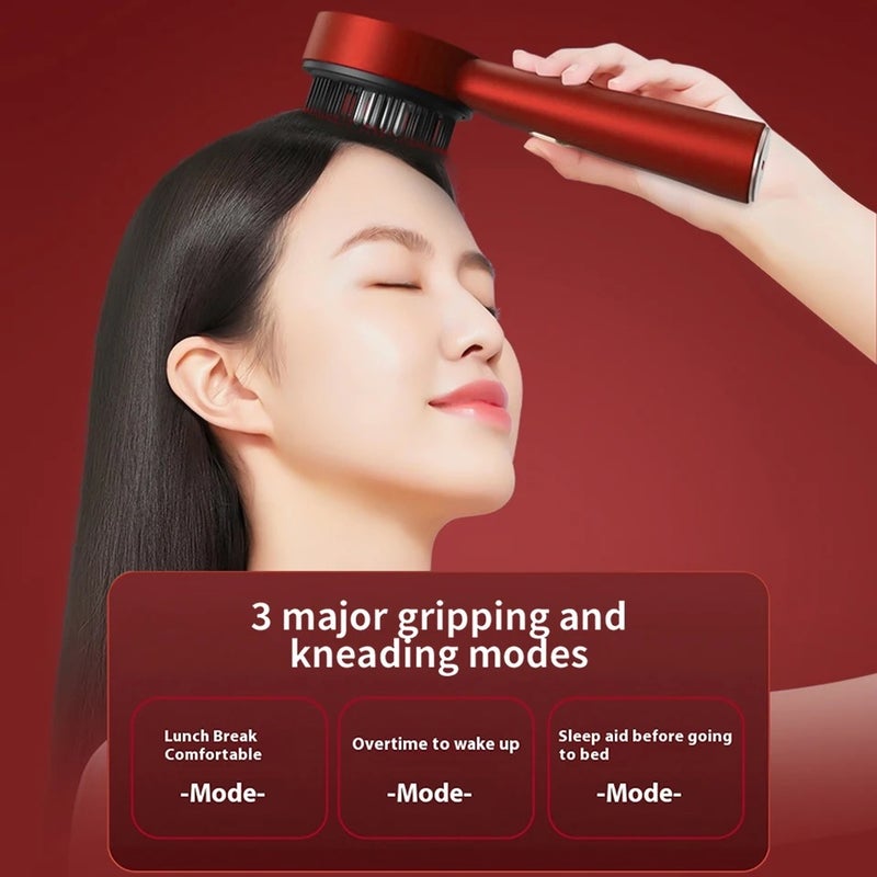 HailiCare Scalp Massage Comb with Red Light, Electric Hair Scalp Massager with 3 Modes, Rechargeable 6ml Serum Applicator Tool - Image 5